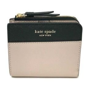 Kate Spade small l-zip bifold wallet BRAND NEW